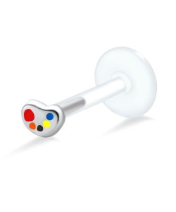 Bright Enameled labrets Push-in LA-753